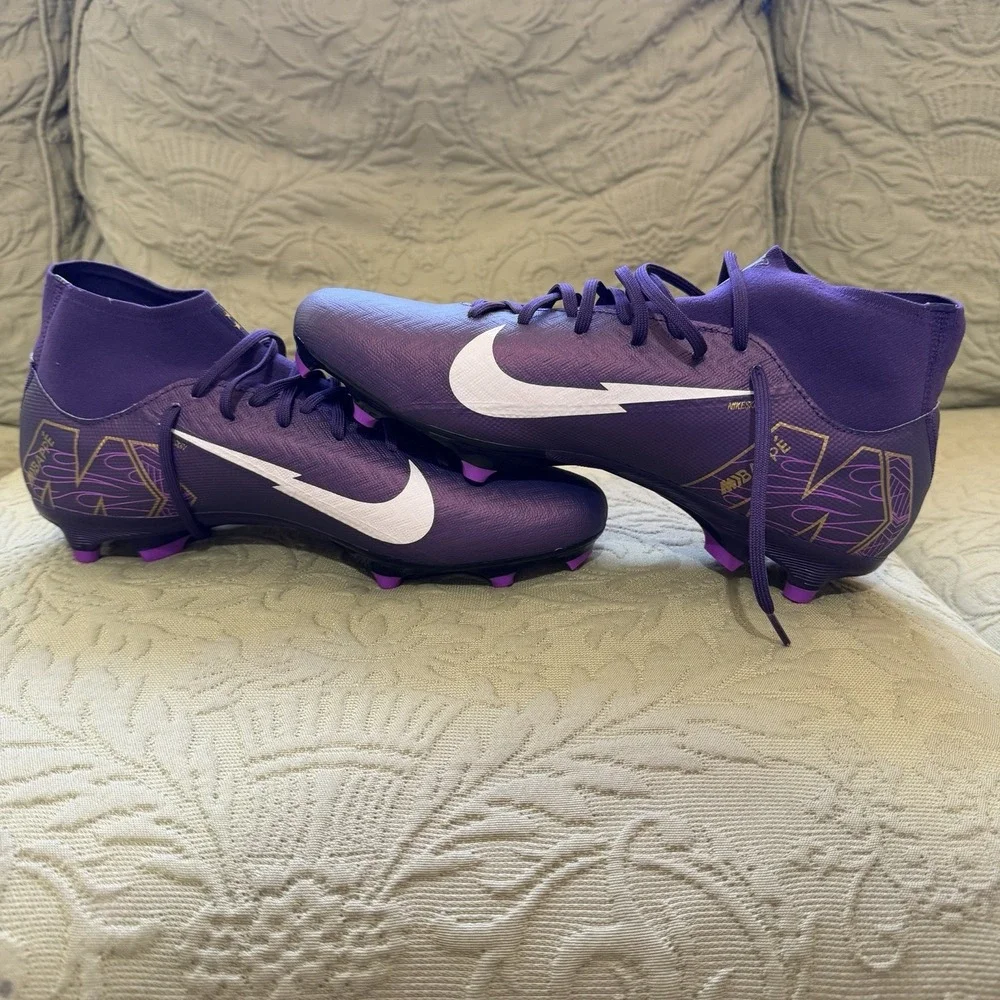 Nike Zoom Superfly 10 Academy FG/MG Mbappé HJ7309-500 Men Soccer Cleat Size 10.5